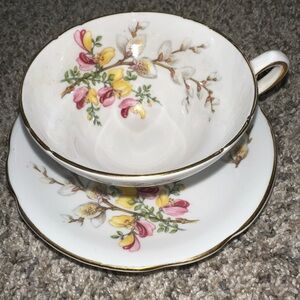 Vintage Stanley Bone China Teacup and Saucer Set